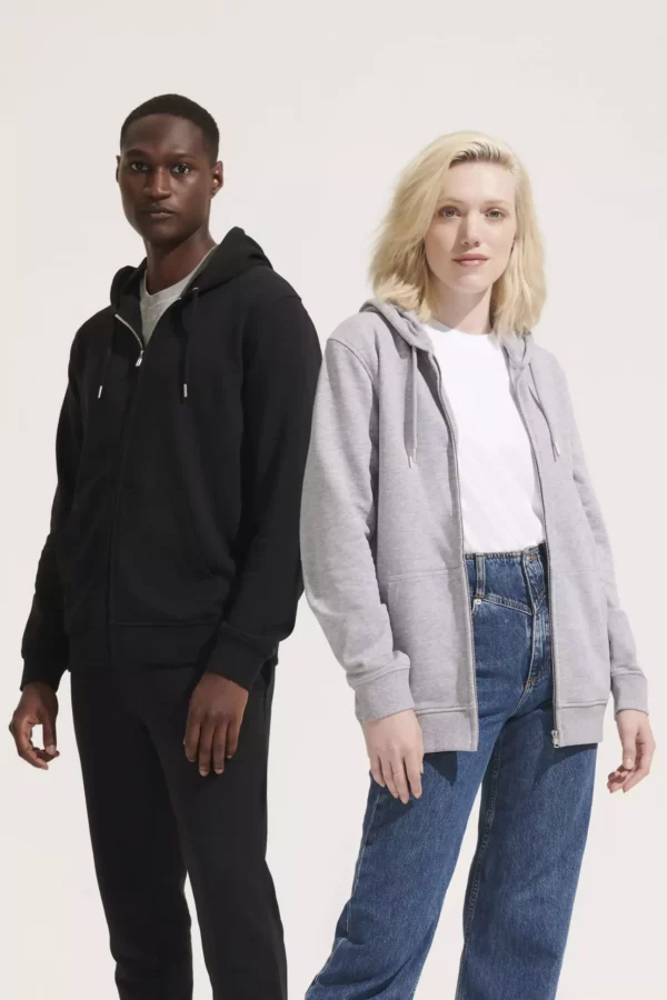 Sweat shirt zippé